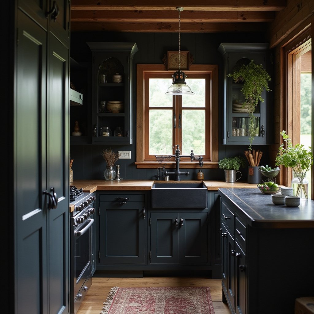 All Black Kitchen 18