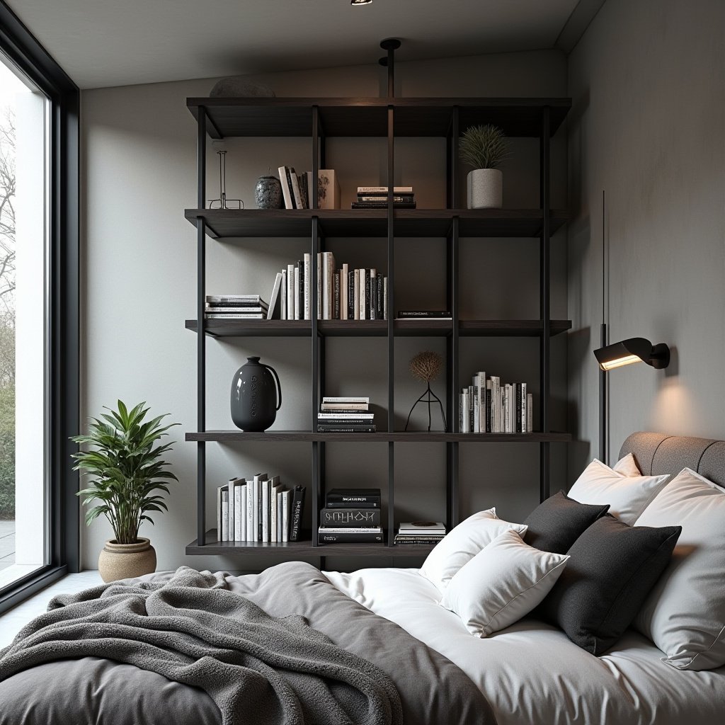 Bedroom Bookshelves 16