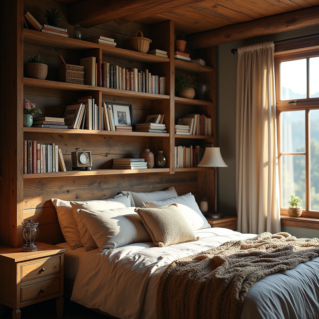 Bedroom Bookshelves 17