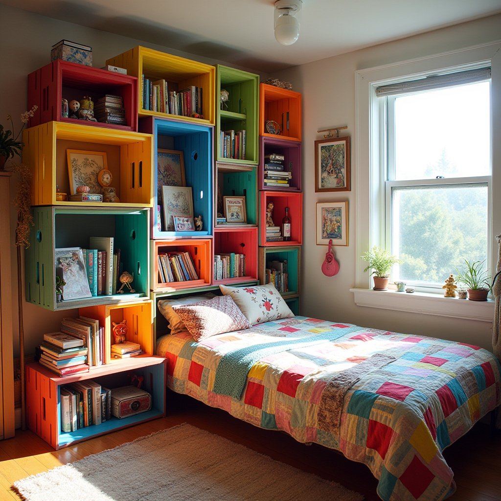 Bedroom Bookshelves 5