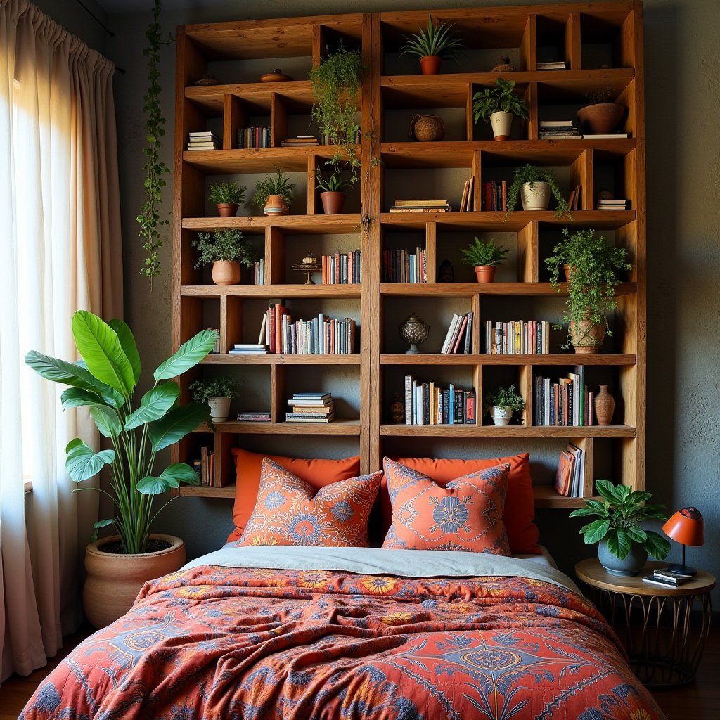 Bedroom Bookshelves 9