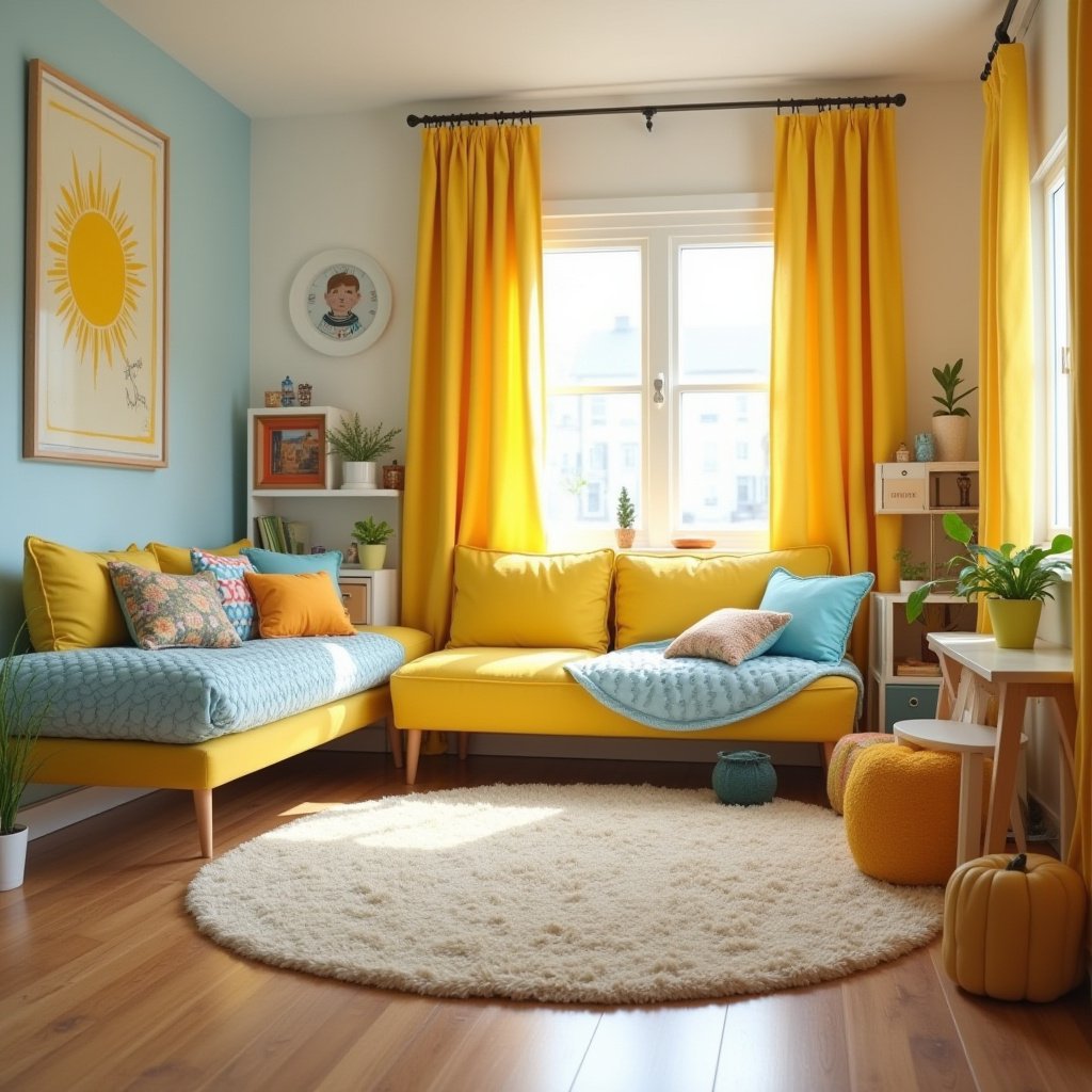 Bedroom Living Room Combo 7