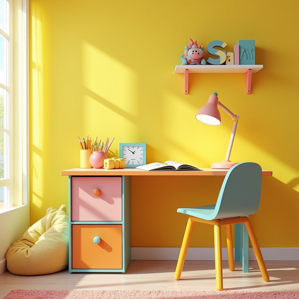 Bedroom Study Table Design 12