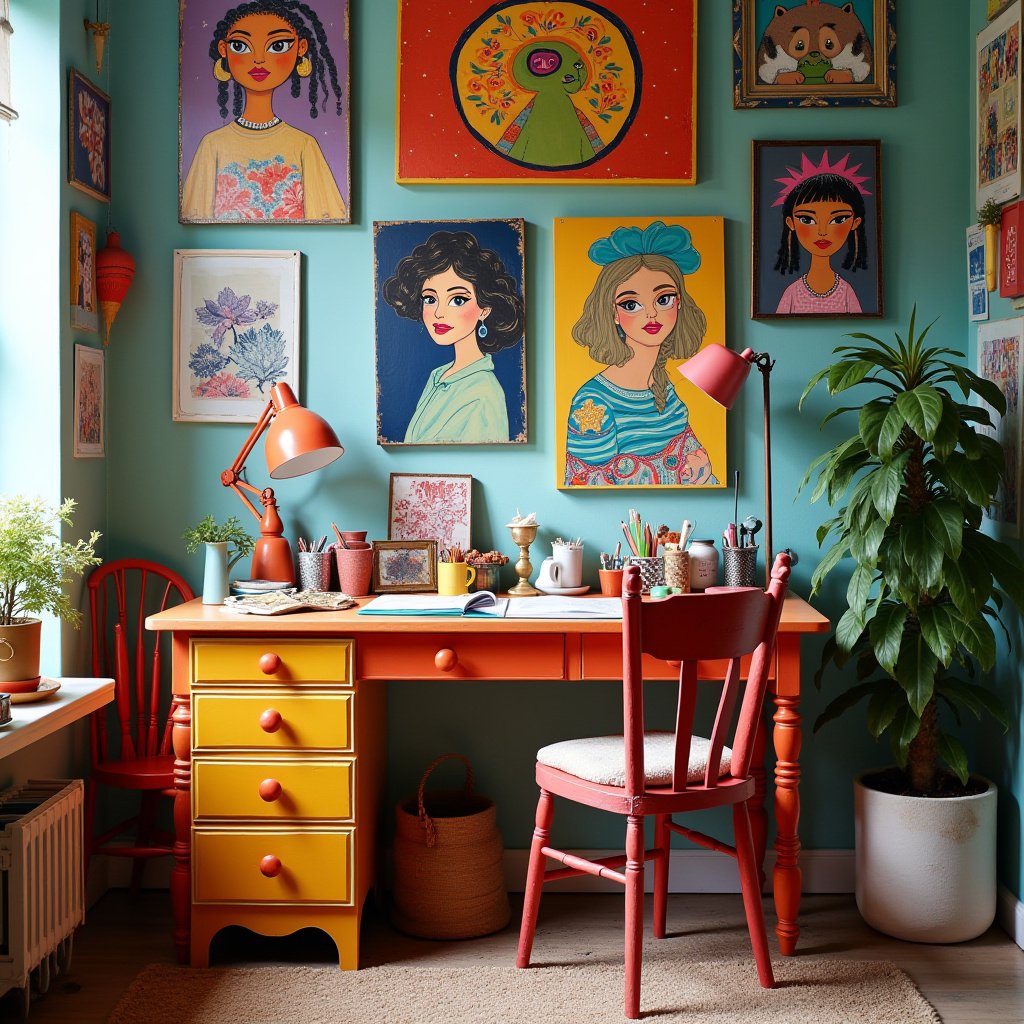 Bedroom Study Table Design 15