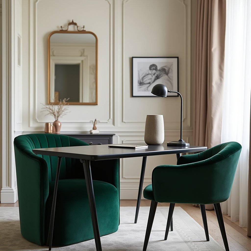 Bedroom With Study Table 8