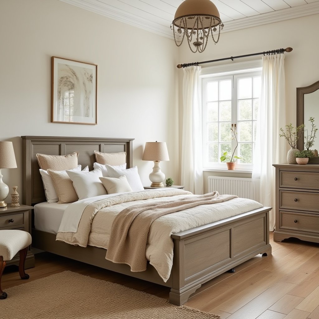 Beige And White Bedroom Ideas 16