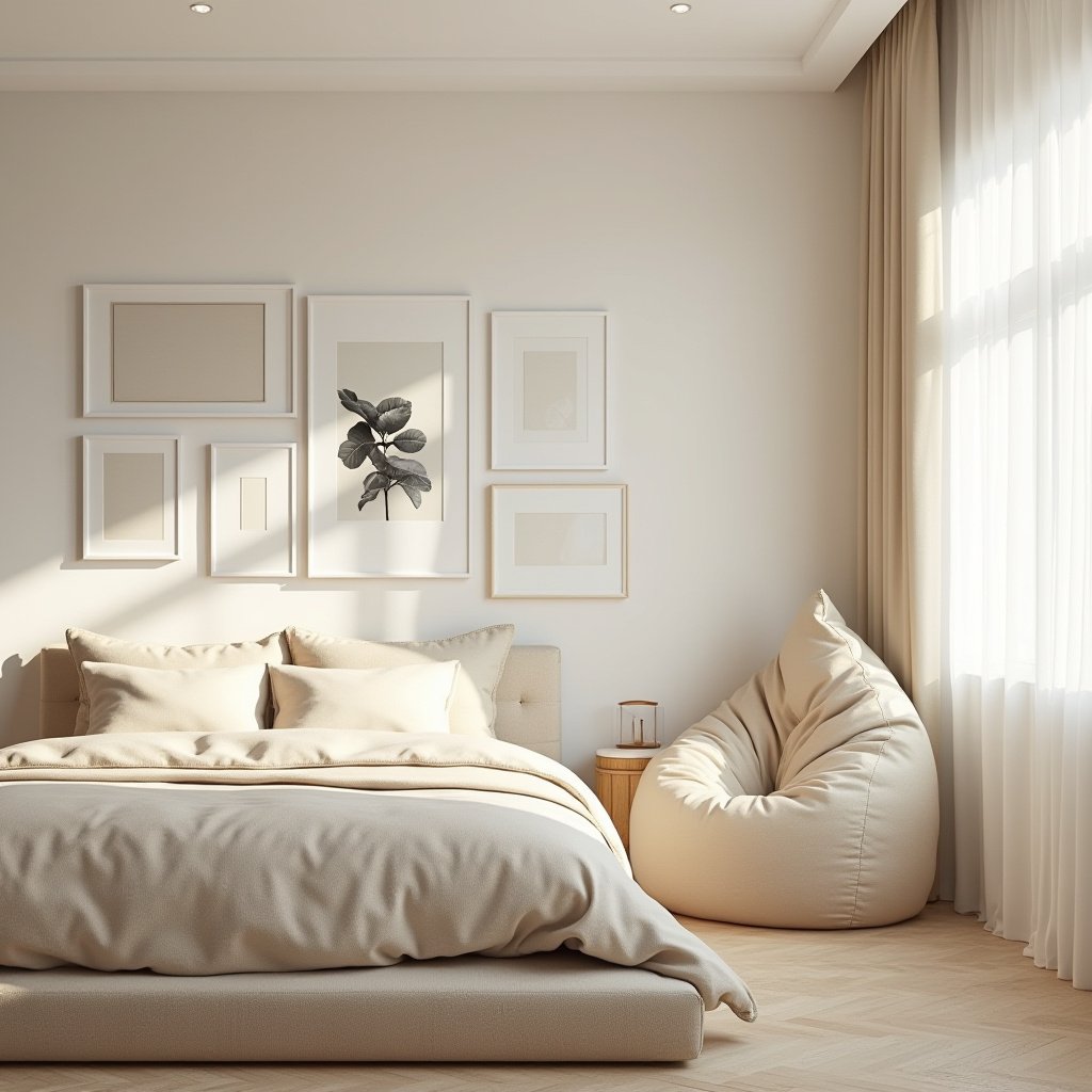 Beige And White Bedroom Ideas 19
