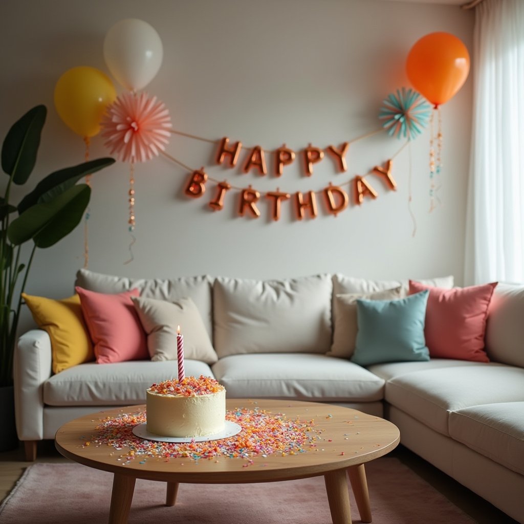 Birthday Decoration Ideas At Home Simple 13