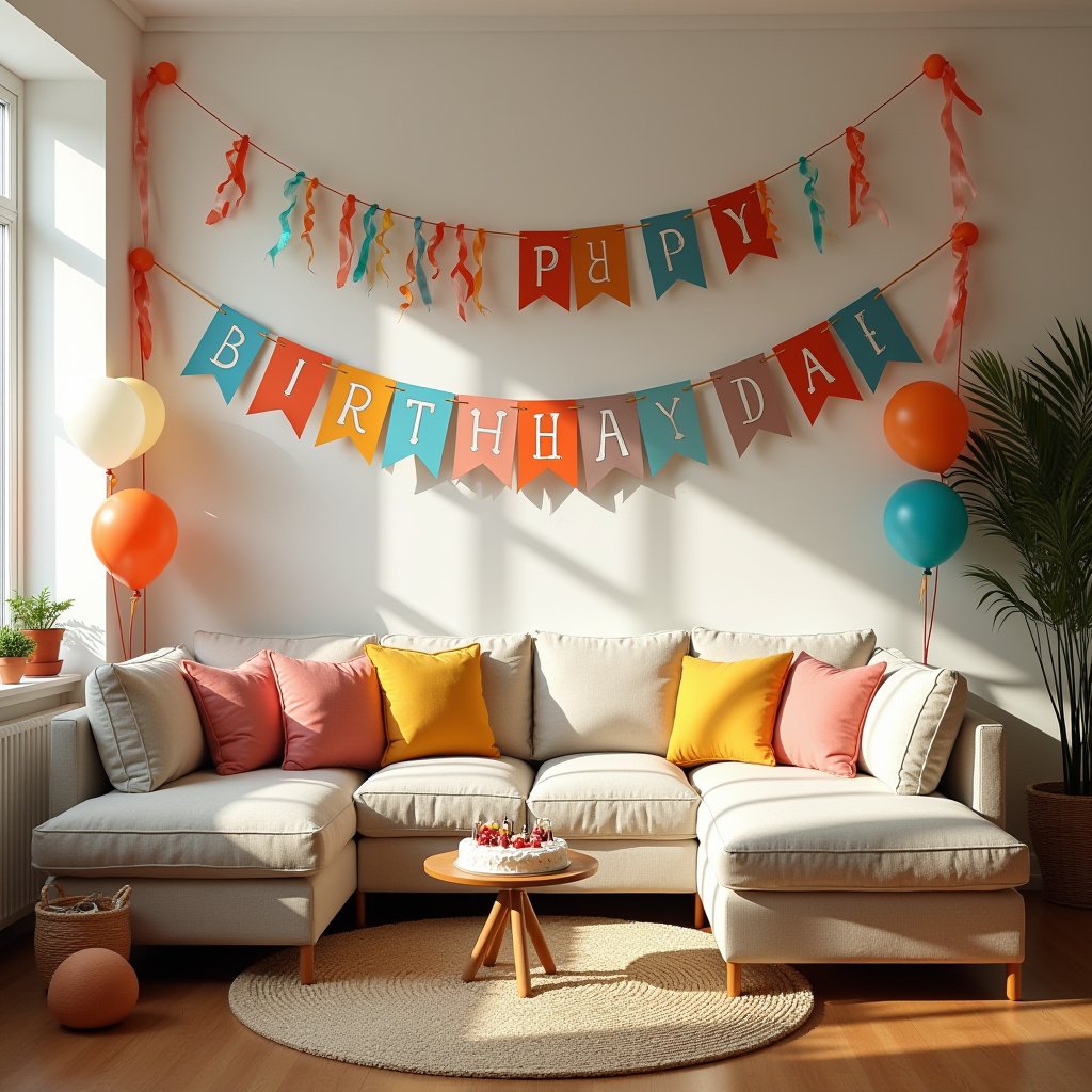 Birthday Decoration Ideas At Home Simple 3