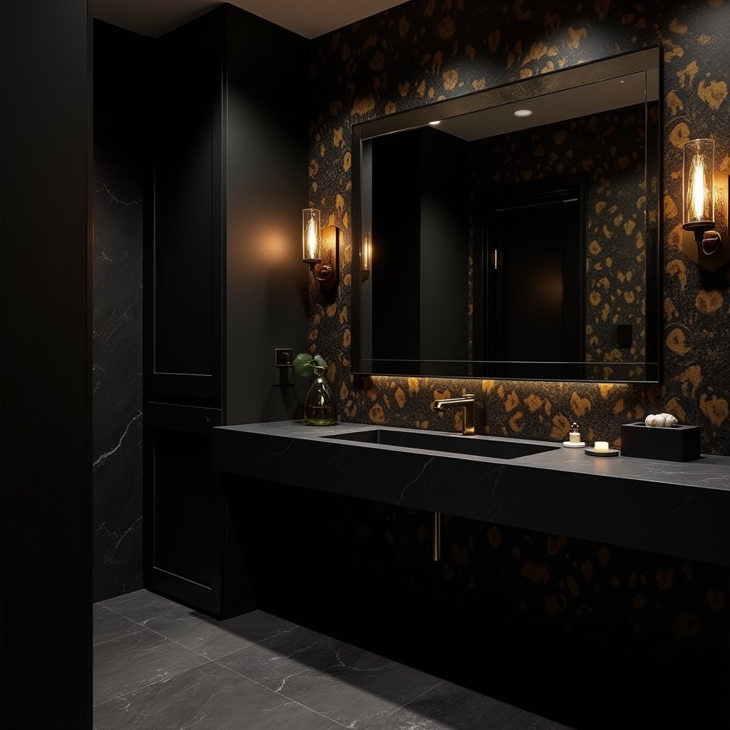 Black Bathroom Ideas 10