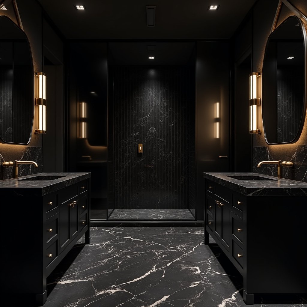 Black Bathroom Ideas 15