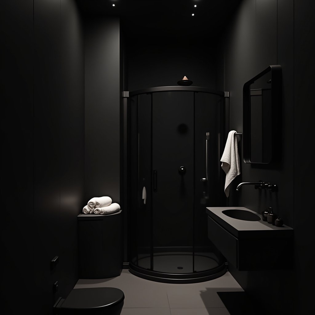 Black Bathroom Ideas 17