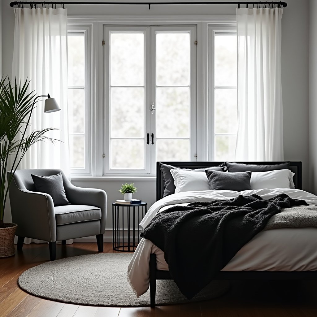 Black White And Grey Bedroom Ideas 10