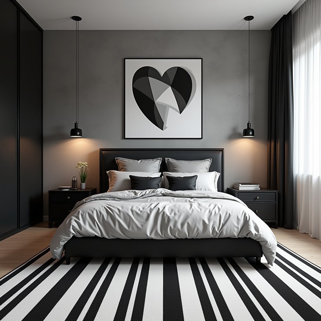 Black White And Grey Bedroom Ideas 12