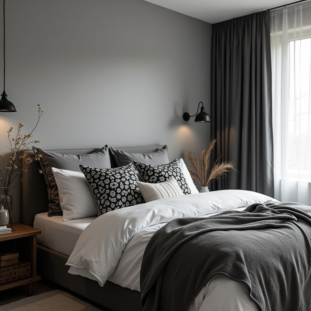 Black White And Grey Bedroom Ideas 13