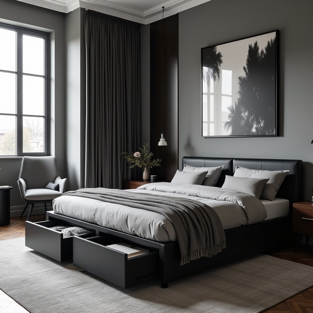 Black White And Grey Bedroom Ideas 19