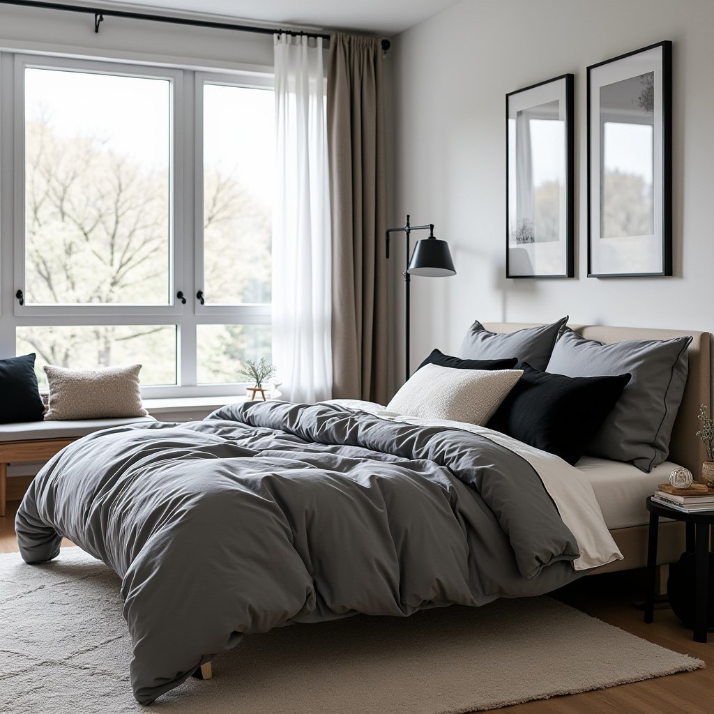 Black White And Grey Bedroom Ideas 2