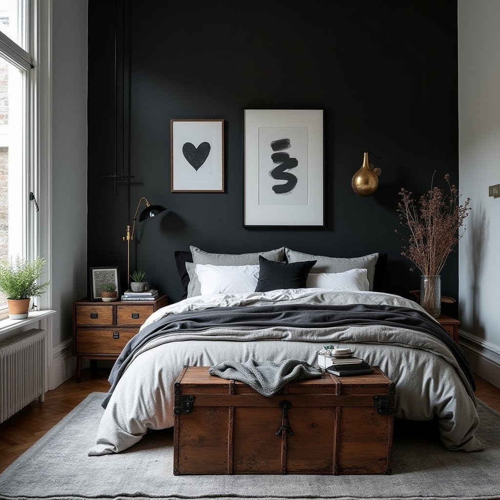 Black White And Grey Bedroom Ideas 6