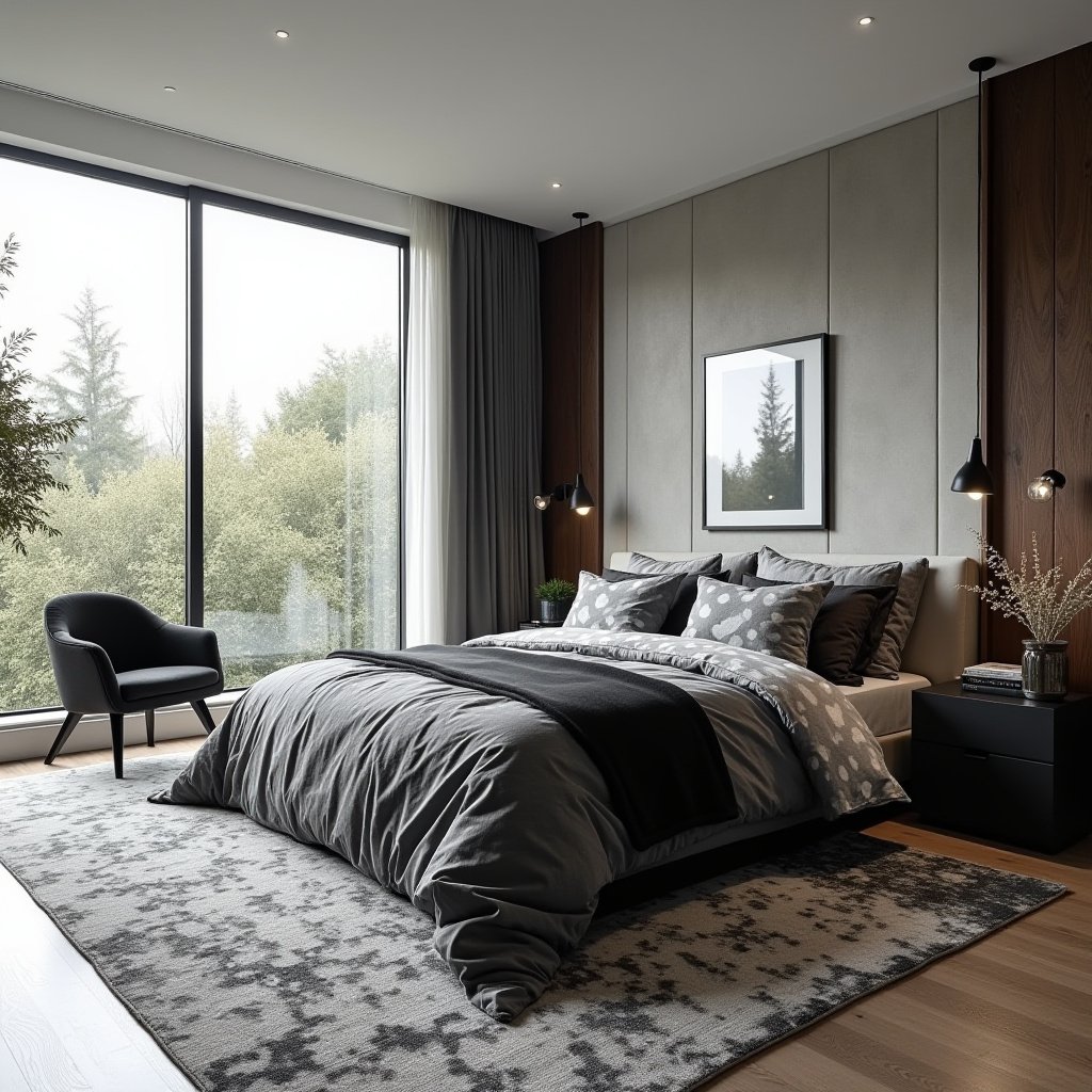 Black White And Grey Bedroom Ideas 7