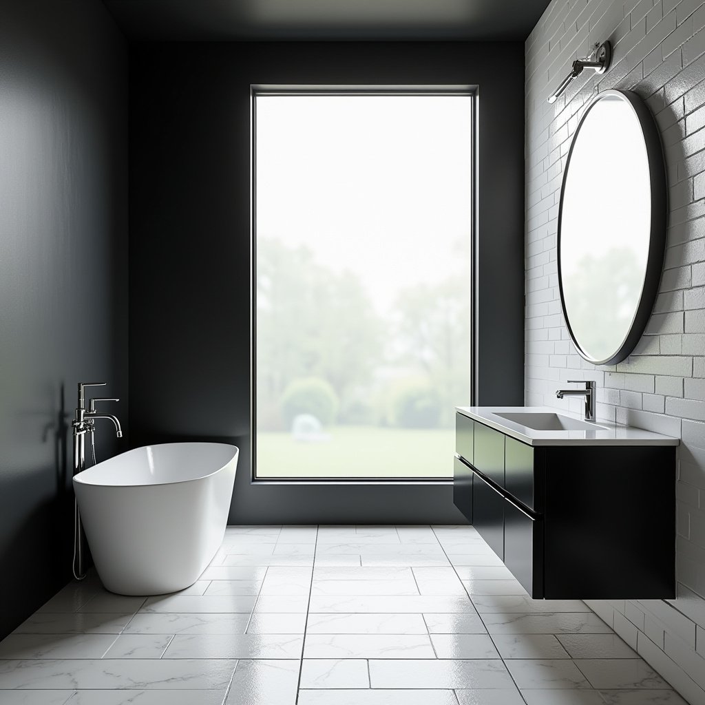 Black And White Bathroom Ideas 1