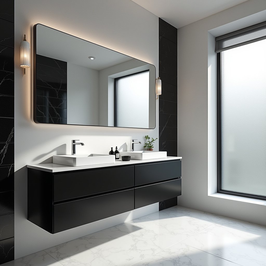 Black And White Bathroom Ideas 13