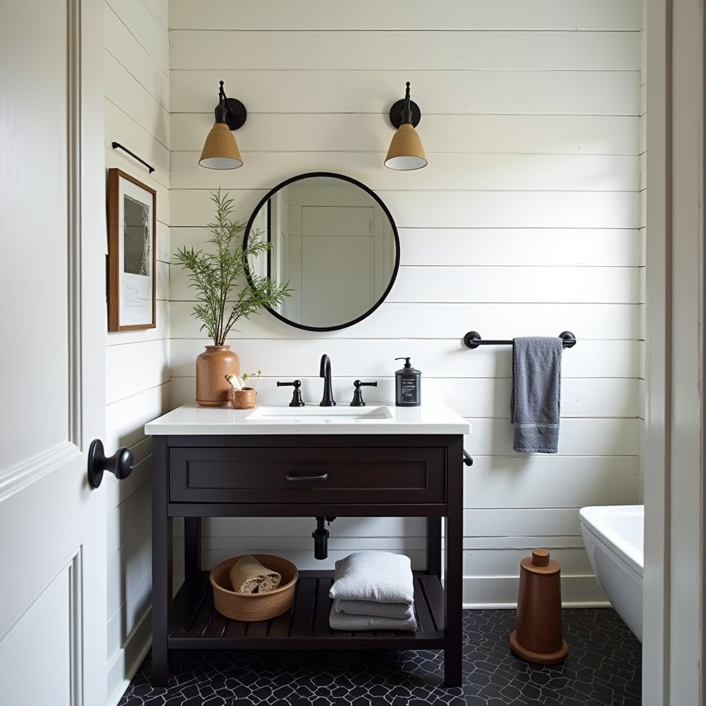 Black And White Bathroom Ideas 14