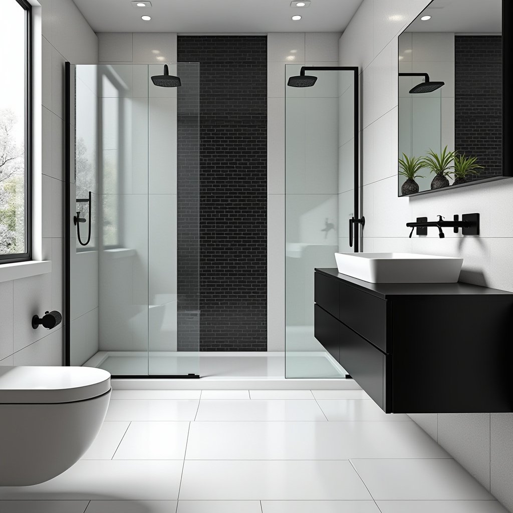 Black And White Bathroom Ideas 15