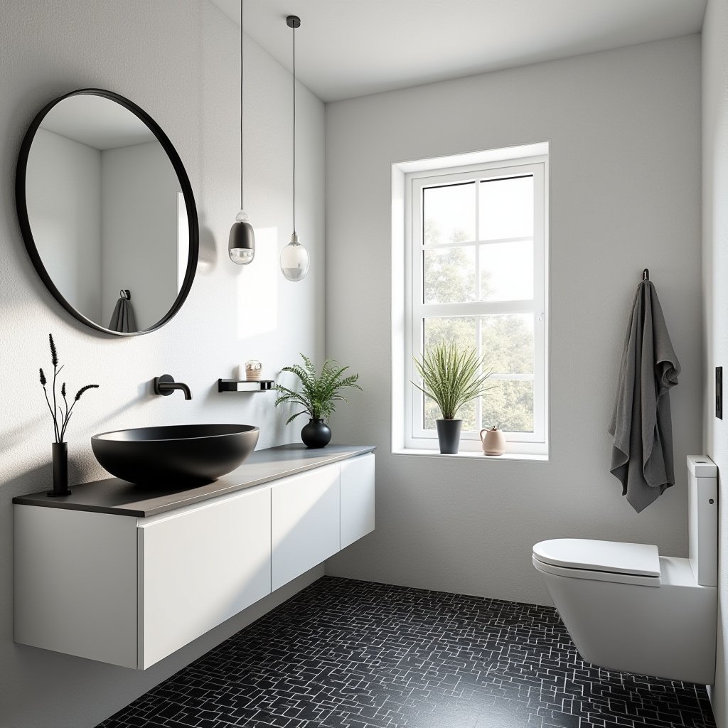 Black And White Bathroom Ideas 18