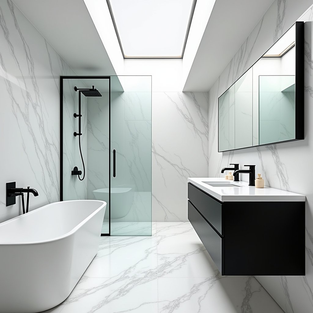 Black And White Bathroom Ideas 19