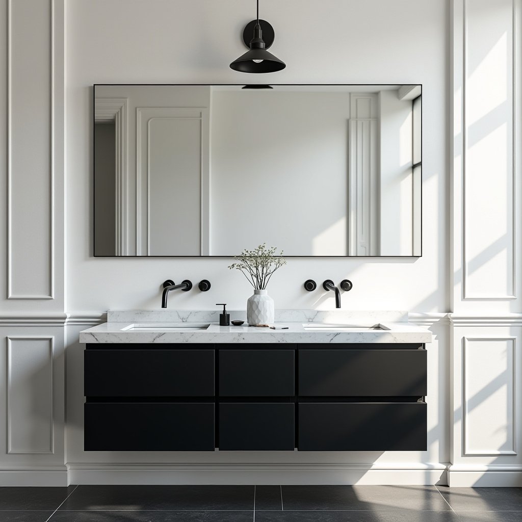 Black And White Bathroom Ideas 20