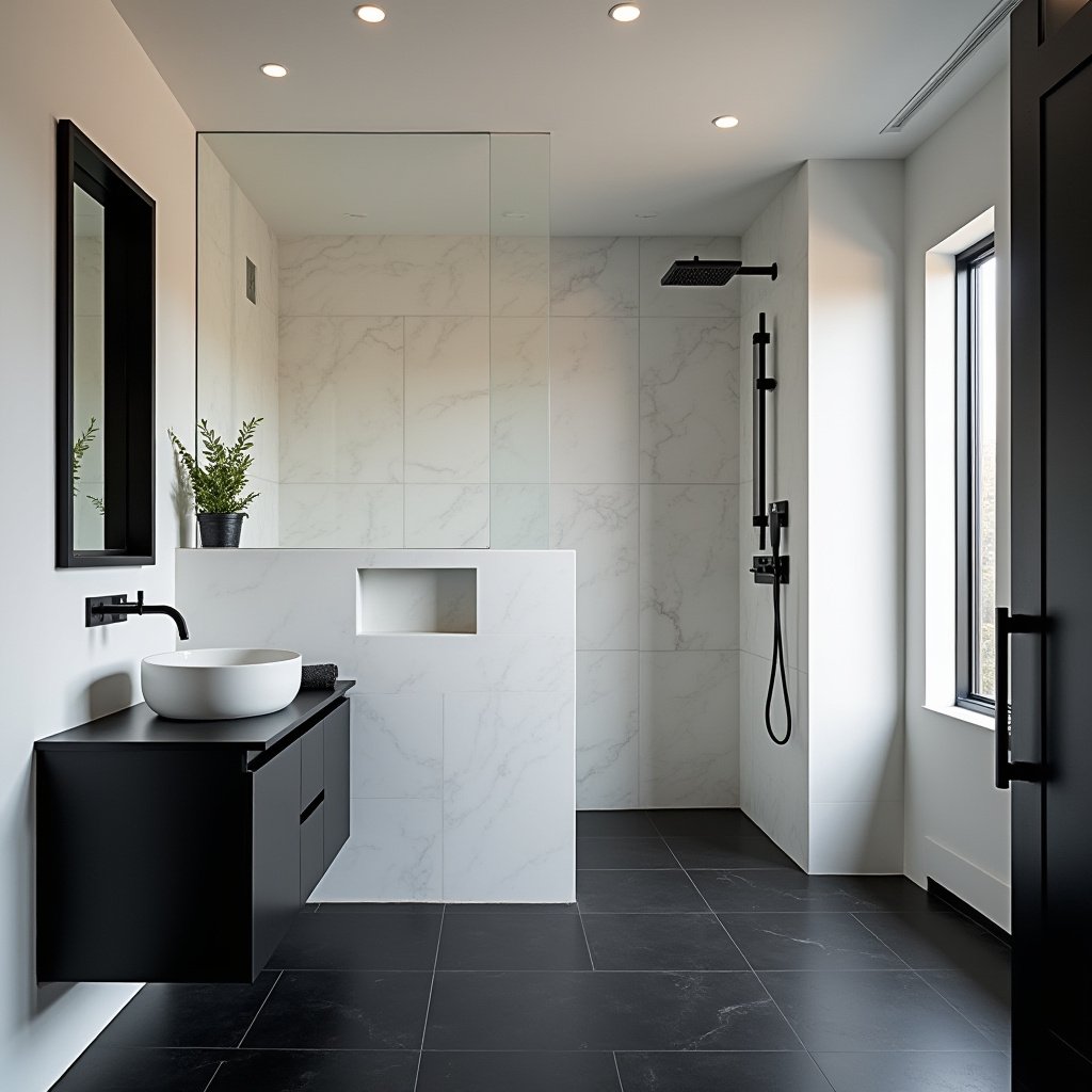 Black And White Bathroom Ideas 7