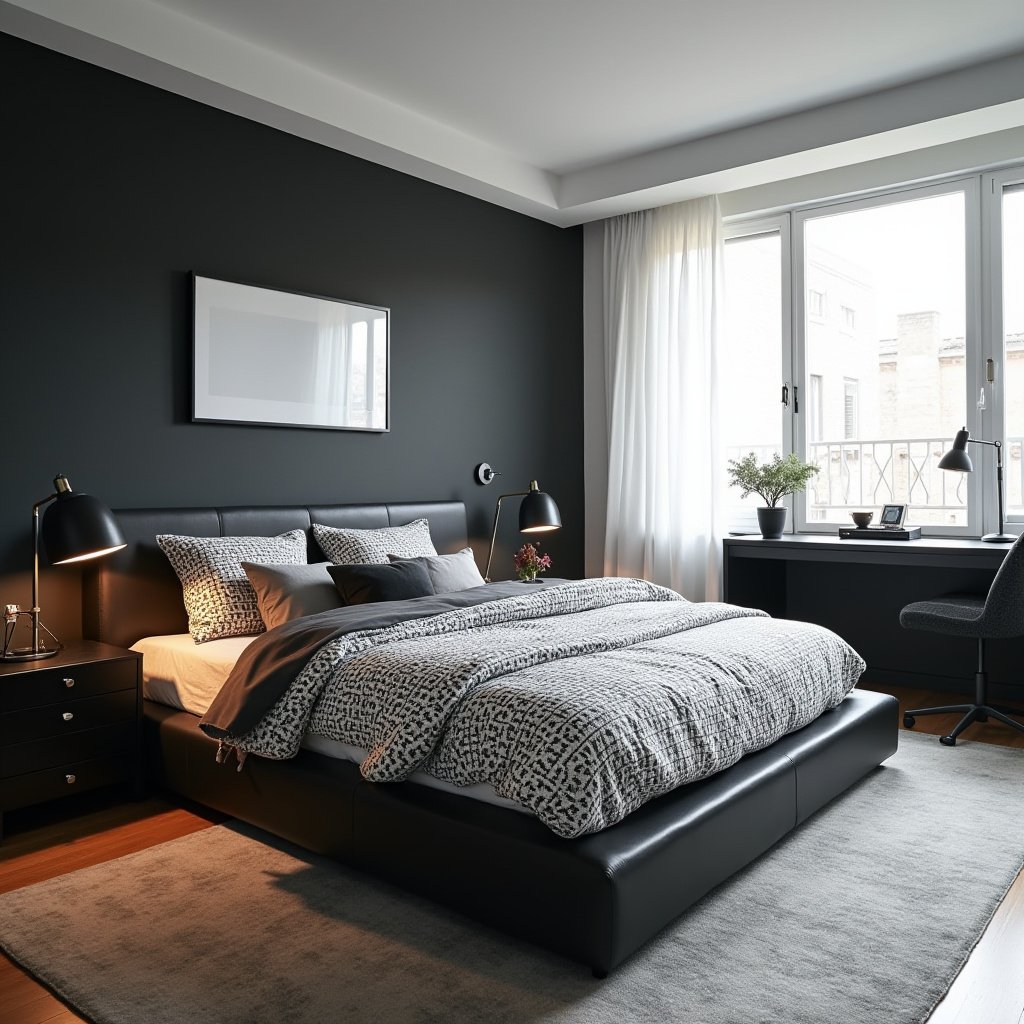 Black And White Bedroom Ideas 14