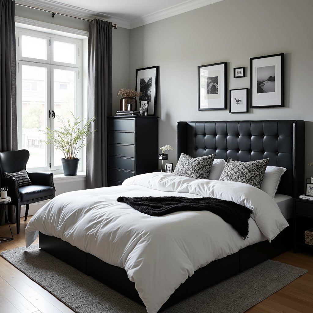 Black And White Bedroom Ideas 7