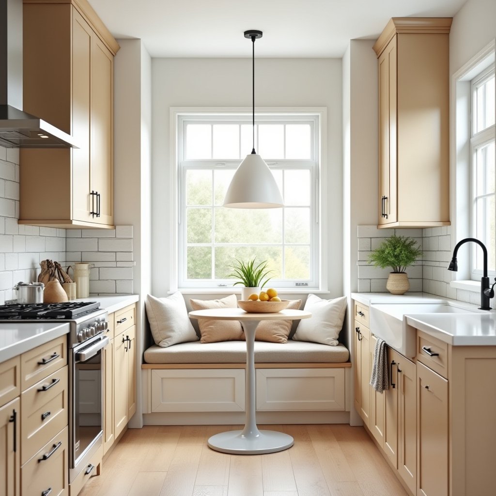 Brown Cabinets Kitchen 11