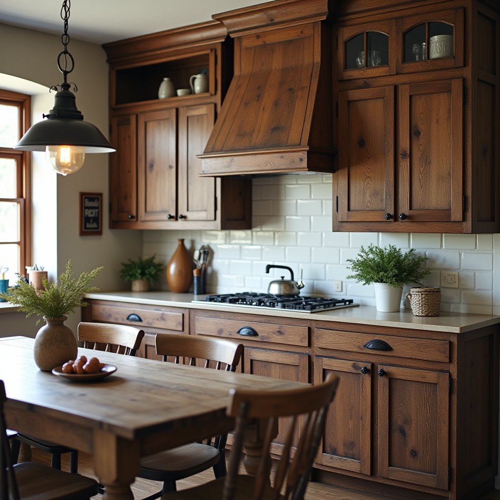 Brown Cabinets Kitchen 2