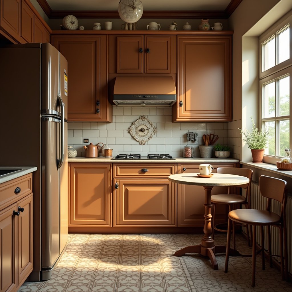 Brown Cabinets Kitchen 20