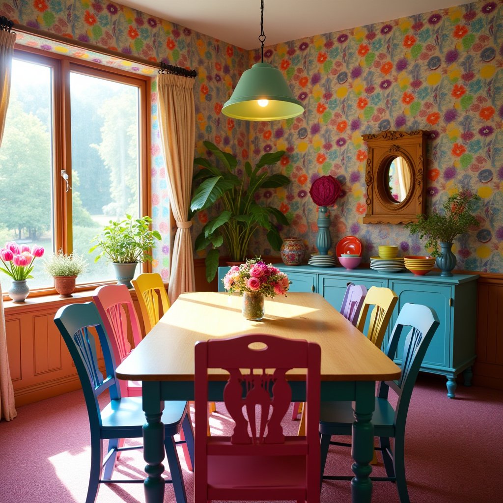 Colorful Dining Room 17
