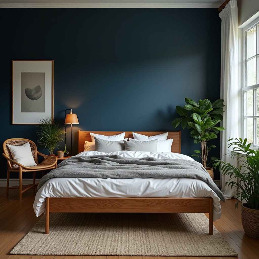 Cozy Mid Century Modern Bedroom 4