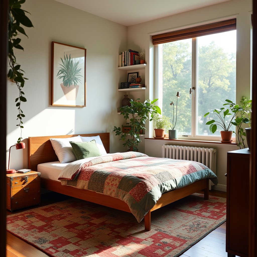 Cozy Mid Century Modern Bedroom 5