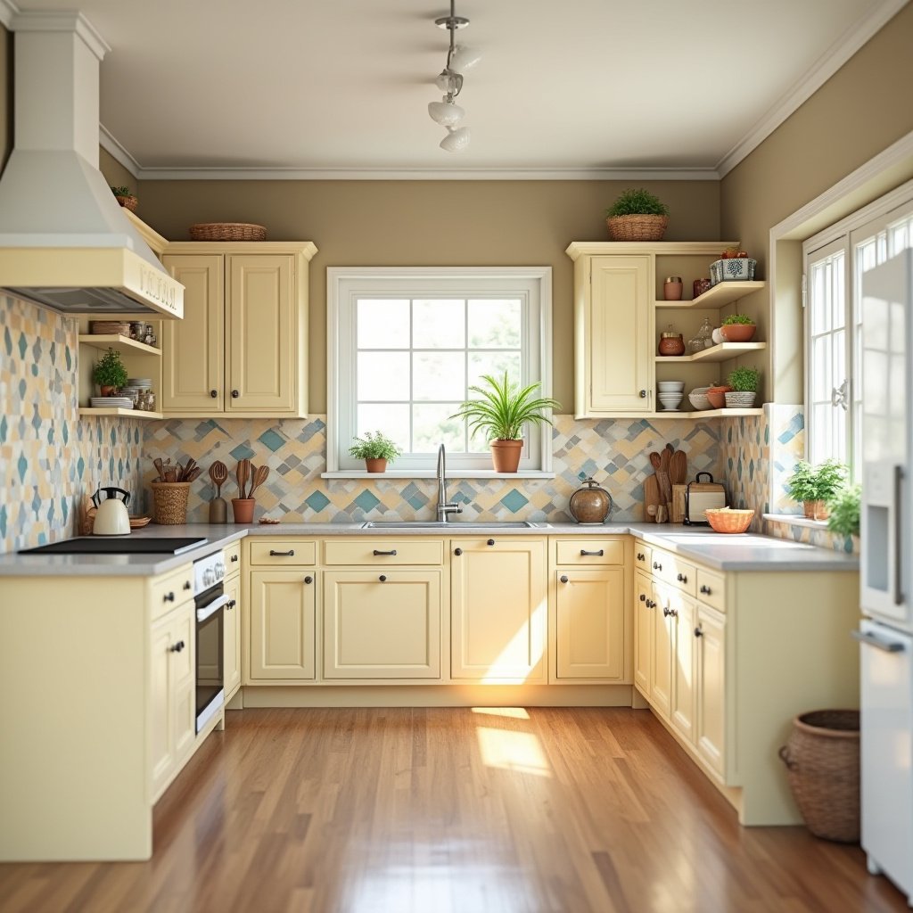 Cream Kitchen Cabinets 10