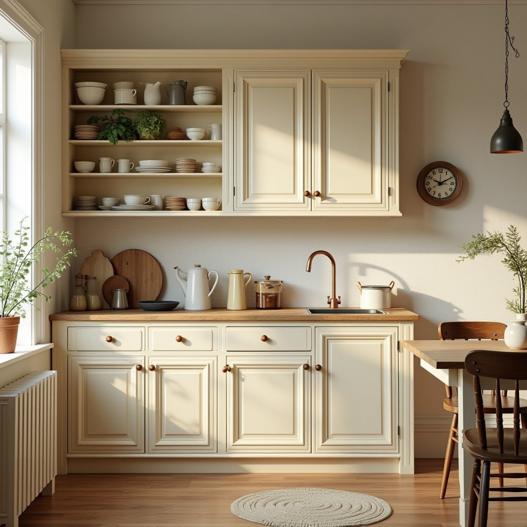 Cream Kitchen Cabinets 16