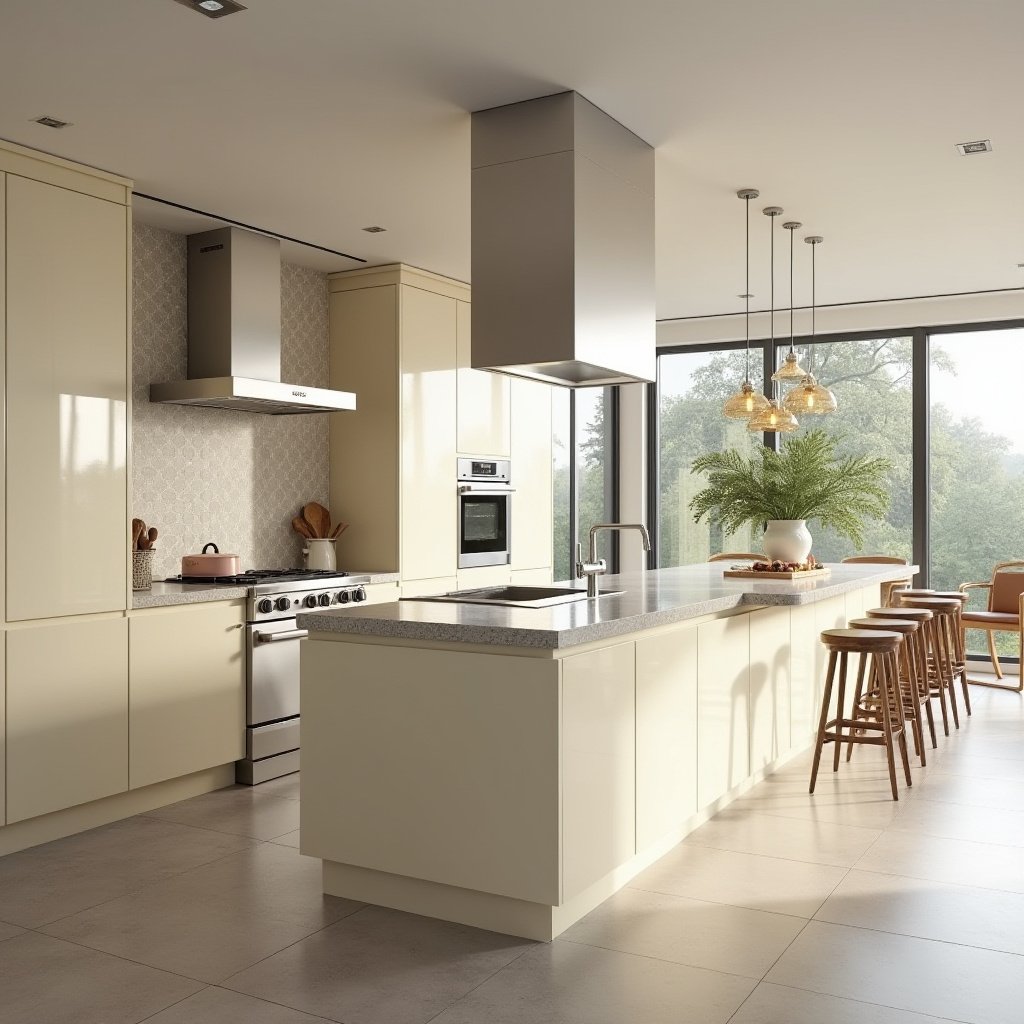 Cream Kitchen Cabinets 4