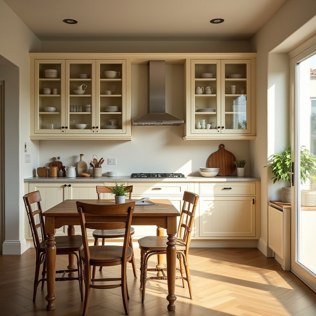 Cream Kitchen Cabinets 6