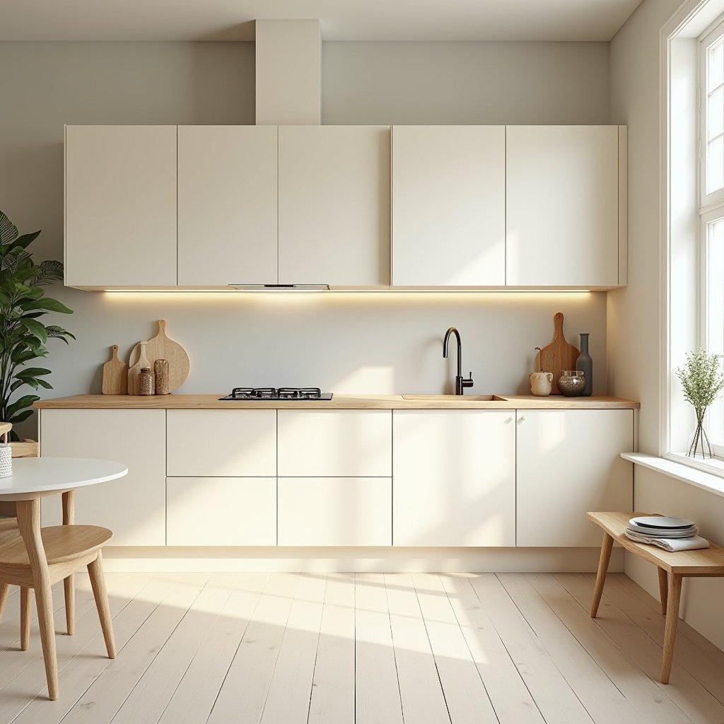 Cream Kitchen Cabinets 9