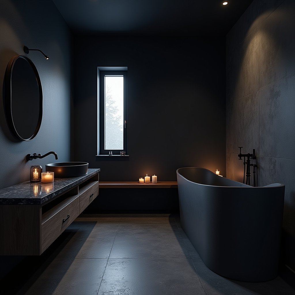 Dark Bathroom Ideas 1
