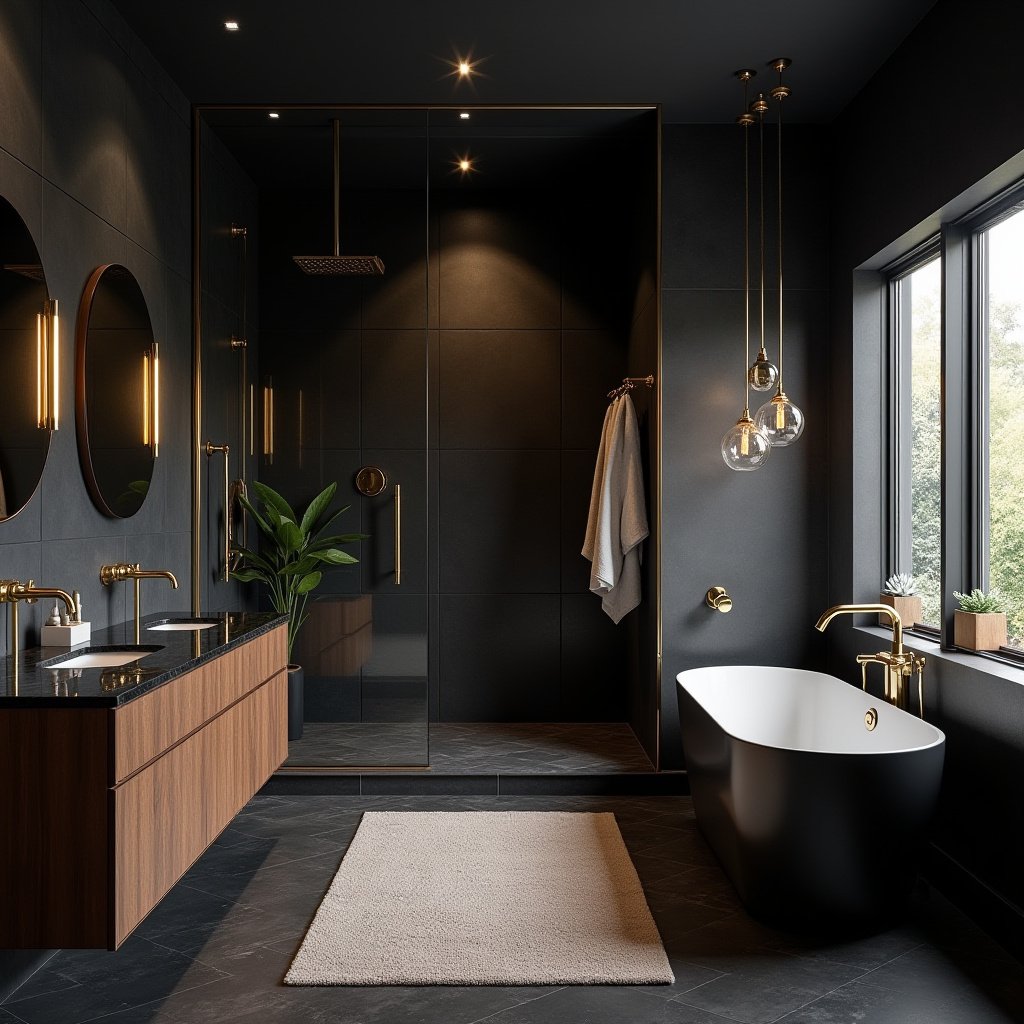 Dark Bathroom Ideas 15