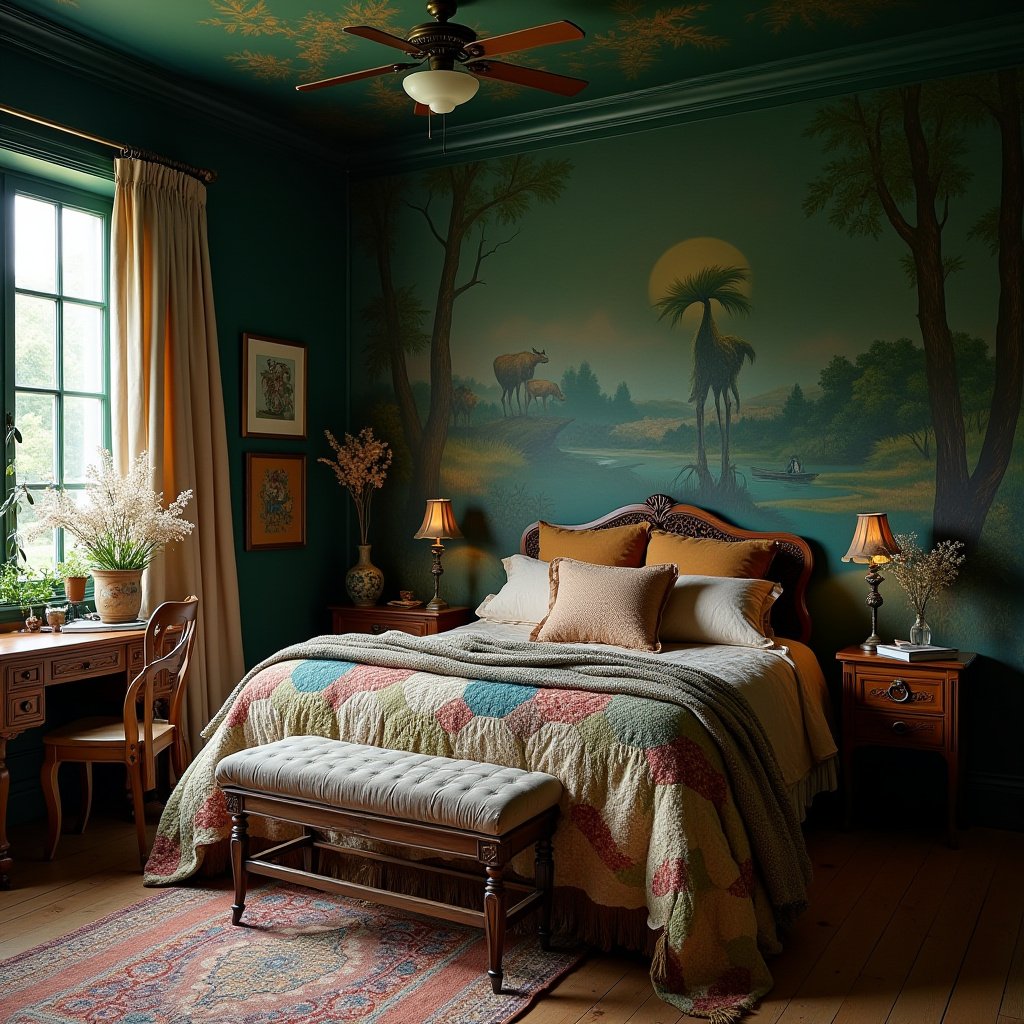 Dark Cottagecore Bedroom 10