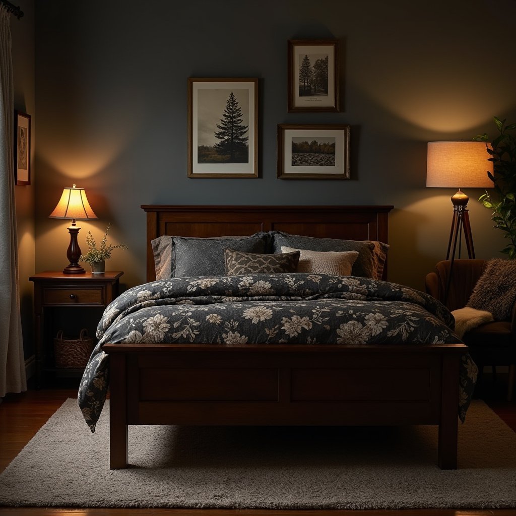 Dark Cottagecore Bedroom 11