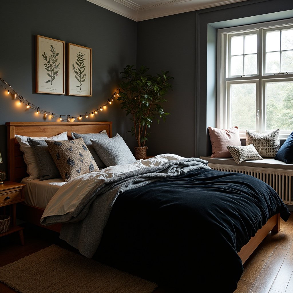Dark Cottagecore Bedroom 13
