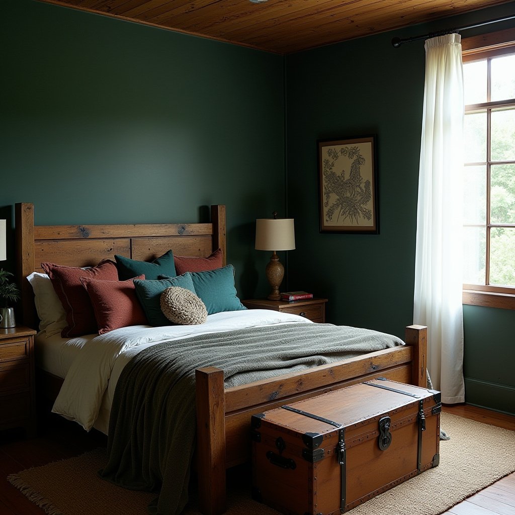 Dark Cottagecore Bedroom 14